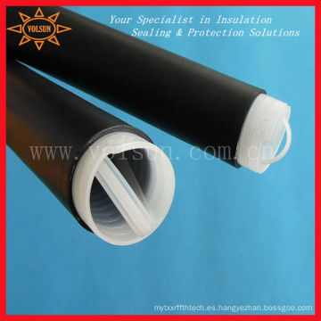 Tubo de caucho Cold Shrink EPDM para cables coaxiales / coaxiales